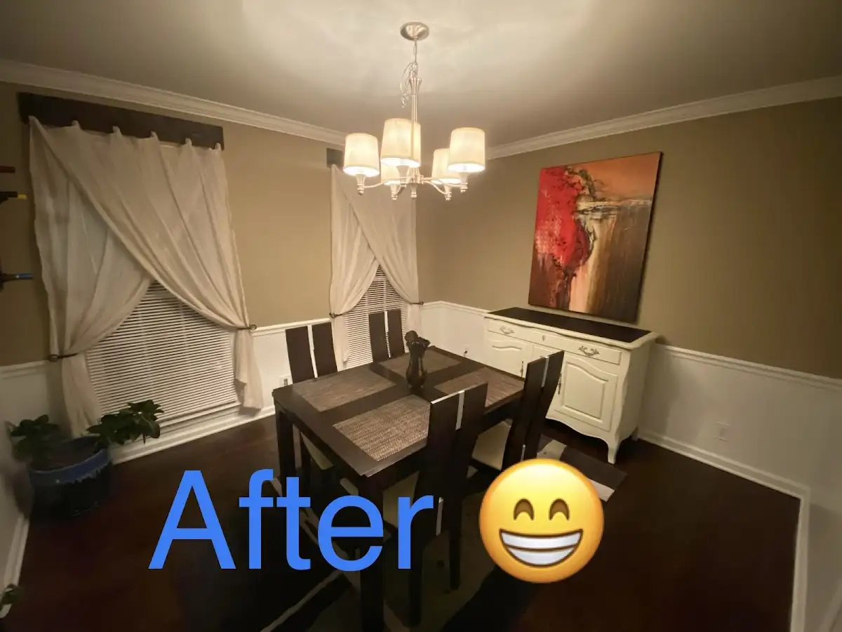 Professional dining room restoration after water damage in Babylon